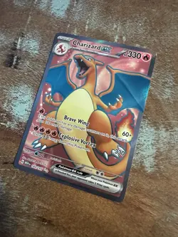 Pokemon TCG Charizard EX Scarlet & Violet 151 Card 183/165 English Edition - Image 4