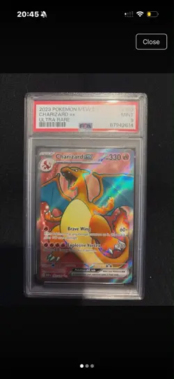 Pokemon TCG Charizard EX Scarlet & Violet 151 Card 183/165 English Edition - Image 1