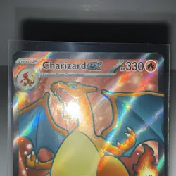 Pokemon TCG Charizard EX Full Art Card 183/165 Scarlet Violet 151 Series - Image 2