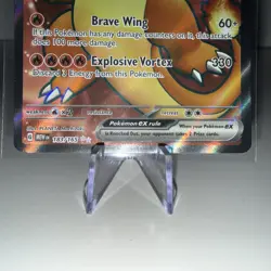Pokemon TCG Charizard EX Full Art Card 183/165 Scarlet Violet 151 Series - Image 3