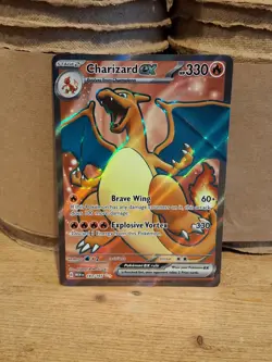 Pokemon TCG Charizard EX Scarlet & Violet Card 151 183/165 - Image 1