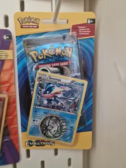 Pokemon XY Evolutions Checklane Blister Booster Pack Greninja 2016 (New Sealed) - Image 1