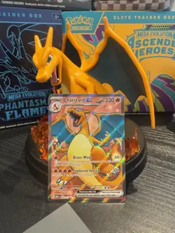 Pokemon TCG Charizard EX Scarlet & Violet Card 151 183/165 - Image 1