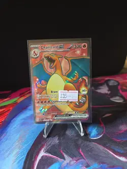 Pokemon TCG Charizard EX Scarlet & Violet Card 151 183/165 - Image 1