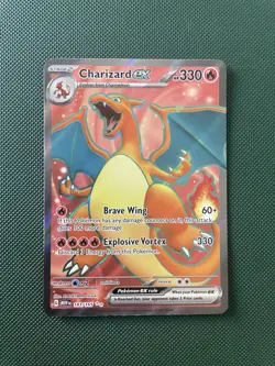Pokemon TCG Charizard EX Scarlet & Violet Card 151 183/165 - Image 1