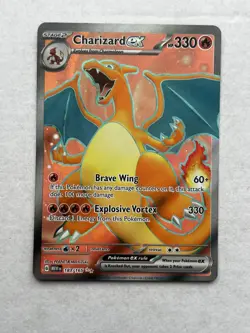Pokemon TCG Charizard EX Scarlet & Violet Card 151 183/165 NM - Image 3