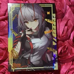 W ARKNIGHTS Fantasy Waifu Set ACG Girl Holo Goddess Anime Card - Image 1