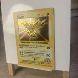 Zapdos 16/102 SHADOWLESS Base Set 1999 Holo Rare WOTC Pokemon Card TCG - Image 5
