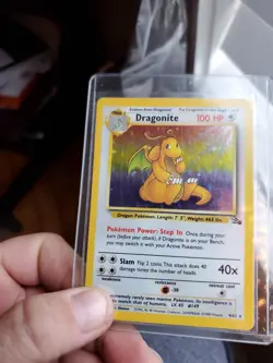 Pokemon TCG Dragonite Fossil 4 Holo Unlimited Holo Rare. MINT CONDITION! - Image 1