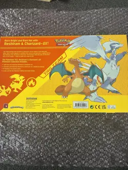 Pokemon TCG Tag Team Reshiram & Charizard GX Premium Collection Box Sealed - Image 5