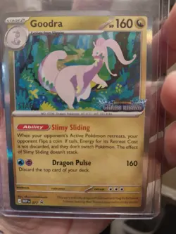 Pokemon TCG Goodra Mega Evolution Chaos Rising Staff Promo NM - Image 1