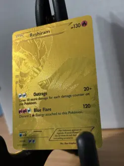 Reshiram 114/113 Secret Rare | Legendary Treasures | Gold Full Art | NM-LP CLEAN - Image 3