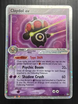 2007 Claydol ex 93/108 Pokemon Power Keepers Holo LP/NM - Image 1