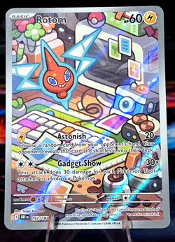 Rotom - 197/182 - Illustration Rare - Destined Rivals - Pokemon Card - NM/M - Image 1