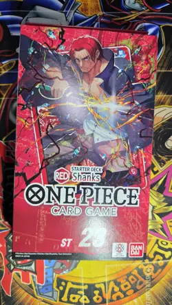 Shanks Red Starter Deck - ST 23 - One Piece TCG - New Sealed - English - Image 1