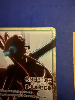 ONE PIECE TCG Uta Promo Foil Backlight Judge Stamp ST11-003 Judge pack vol 5 NM - Image 3