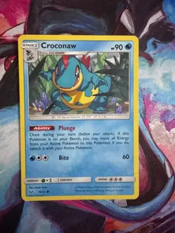 CROCONAW 19/73 COMMON SHINING LEGENDS POKEMON NM - Image 1