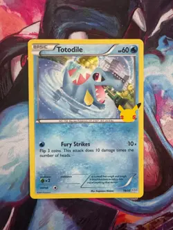 TOTODILE 18/25 MCDONALD'S COLLECTION 2021 POKEMON NM - Image 1