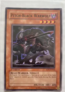 Pitch-Black Warwolf - RDS-EN026 - Common - 1st Edition M/NM Yugioh - Image 1