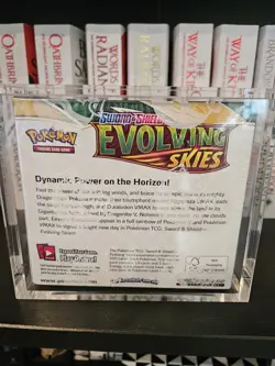 Pokemon TCG Evolving Skies Booster Box 36 Packs New and Sealed + Arcylic Case - Image 2