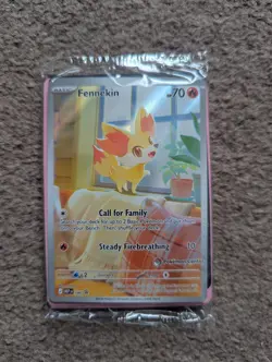 Fennekin Pokemon Center Stamped Promo - Image 1
