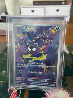 Gastly 177/162 Pokemon Card Temporal Forces NM/M Illustration Rare Full Art - Image 1