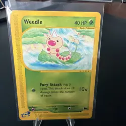Pokemon TCG Weedle 114/144 Skyridge Non Holo 2003 - Image 1