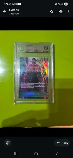 One Piece TCG OP06 Wings of the captain Roronoa Zoro OP06 118 SEC ALT ART - Image 1