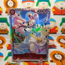 Uta ST23-001 SR ONE PIECE Tcg Card Game NM-M RED - Image 1