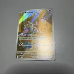 Pokemon TCG - Mimikyu SVP 075 Scarlet & Violet Black Star Promo Paldean Fates NM - Image 1