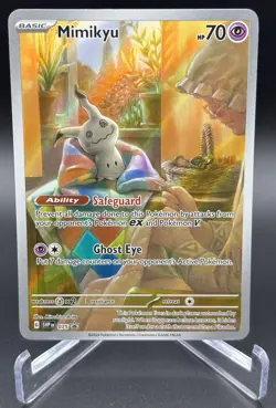 Pokemon TCG - Mimikyu SVP 075 Scarlet & Violet Black Star Promo Paldean Fates NM - Image 1