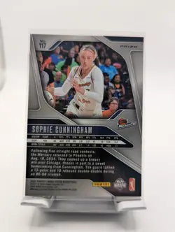 2024 Panini Prizm WNBA Sophie Cunningham Blue Velocity Prizm Phoenix Mercury Lot - Image 4
