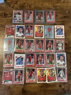 25+ Morocco Lot Donruss FIFA World Cup 26 4 Numbered Cards And Inserts, Base - Image 1