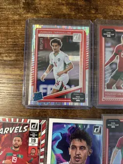 25+ Morocco Lot Donruss FIFA World Cup 26 4 Numbered Cards And Inserts, Base - Image 2