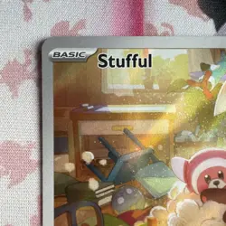 Pokemon TCG Stufful Illustration Rare Card 154/132 Mega Evolution - Image 2