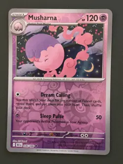 Pokemon TCG Musharna Black Bolt 036/086 Reverse Holo Near Mint - Image 1