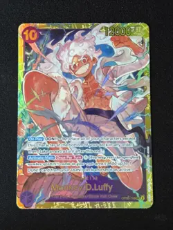 Monkey D Luffy Alt Art Sec One Piece English PRB01 The Best OP05-119 - Image 1
