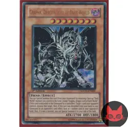 Yugioh Grapha, Dragon Lord of Dark World SDGU-EN001 Ultra Rare 1st Edition LP - Image 1