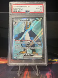 Empoleon ex Pokemon TCG Me02: Phantasmal Flames 114/094 Ultra Rare Holo PSA 10 - Image 1