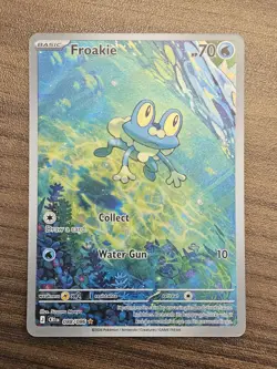 FROAKIE POKEMON HOLO FULL ART IR CHAOS RISING 2026 88/86 NM - Image 1