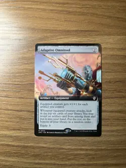 MTG: Aetherdrift Commander - Adaptive Omnitool - Extended Rare - 0032 NM - Image 1
