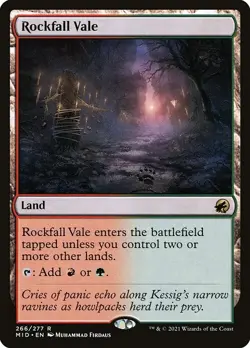 [MTG] Rockfall Vale (266) (MID) NM - Image 1