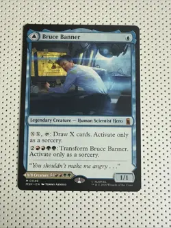 Magic The Gathering Marvel The Incredible Hulk/ Bruce Banner Mythic 0049 - Image 2