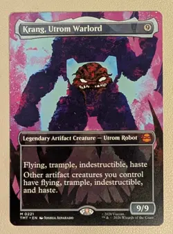 Krang Utrom Warlord (Borderless) Teenage Mutant Ninja Turtles TMNT MTG M 0221 - Image 1