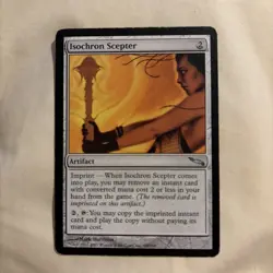 Isochron Scepter - Mirrodin - Magic: The Gathering - MTG - Image 1