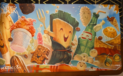 NALAC Playmat Exclusive MagicCon Vegas 2025 Food Art MTG Magic the Gathering - Image 1
