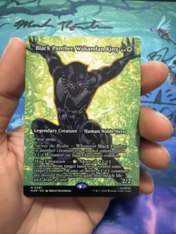 Black Panther, Wakandan King (Borderless) Marvel Universe Eternal-Legal Regular - Image 1