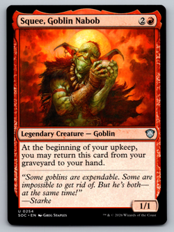 Squee, Goblin Nabob U 0254 Secrets of Strixhaven Regular - Image 1