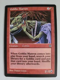 Goblin Matron Portal Second Age Regular NM Near Mint MTG - Image 1