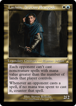 Lavinia, Azorius Renegade (Retro Frame) [Ravnica Remastered] Foil Near Mint - Image 1